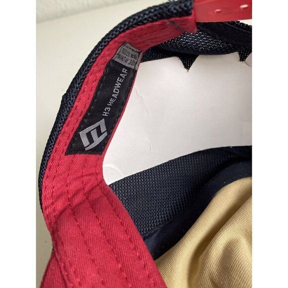 Coors Golden Banquet Beer Twill Rope Hat Tan Blue Red Retro SnapBack NEW - Picture 11 of 12